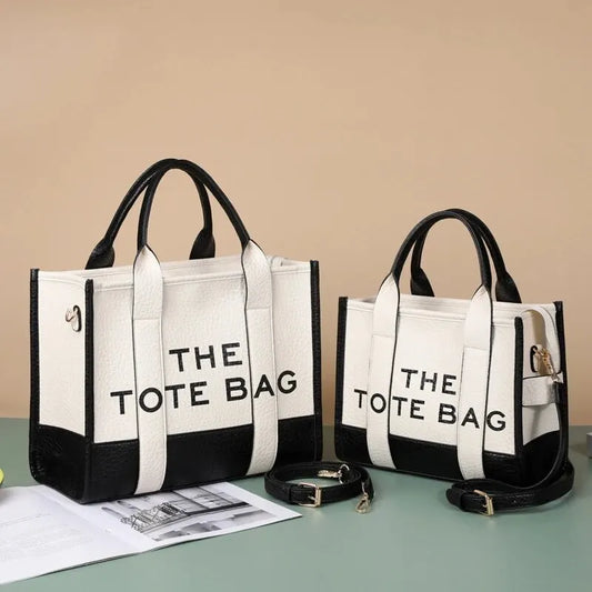 Luxury Designer Handbag The Tote Bags for Women PU LeatherShoulder Bag Letter Crossbody Bag Trave Top Handle ShopperBag 2024